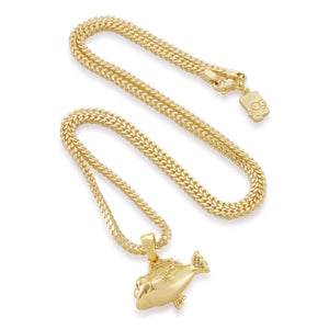 Simpsons x King Ice - Blinky The Three-Eyed Fish Necklace